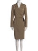 Max Mara Virgin Wool Mini Dress