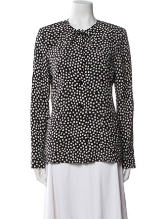 Max Mara Silk Printed Jacket