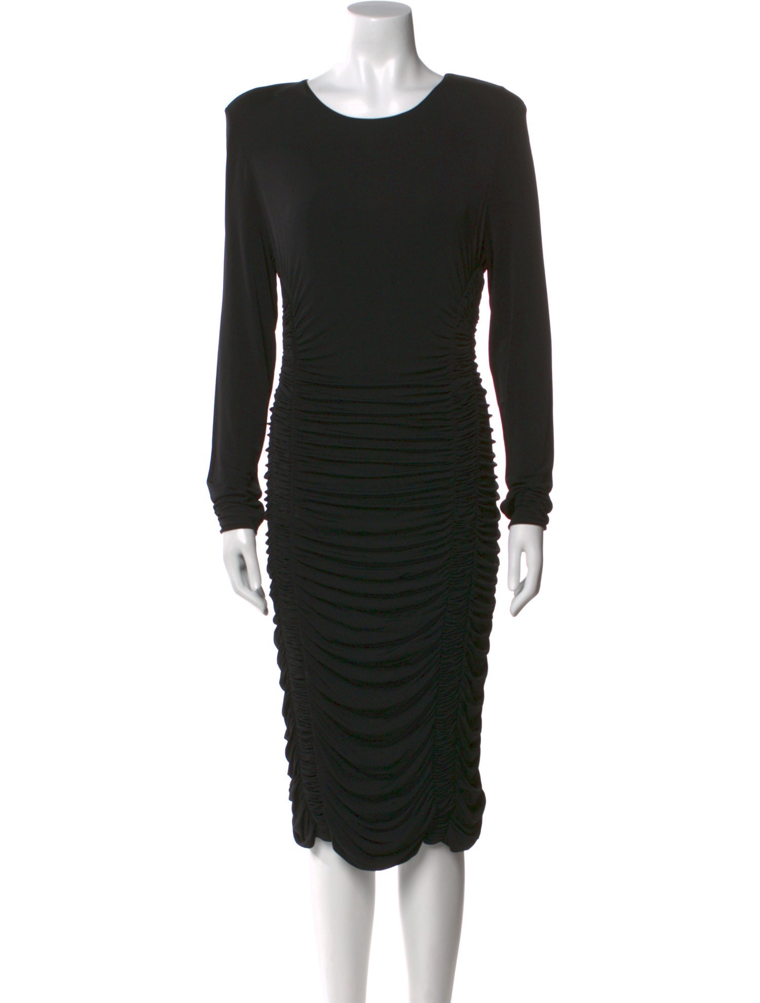 Max Mara Scoop Neck Midi Length Dress