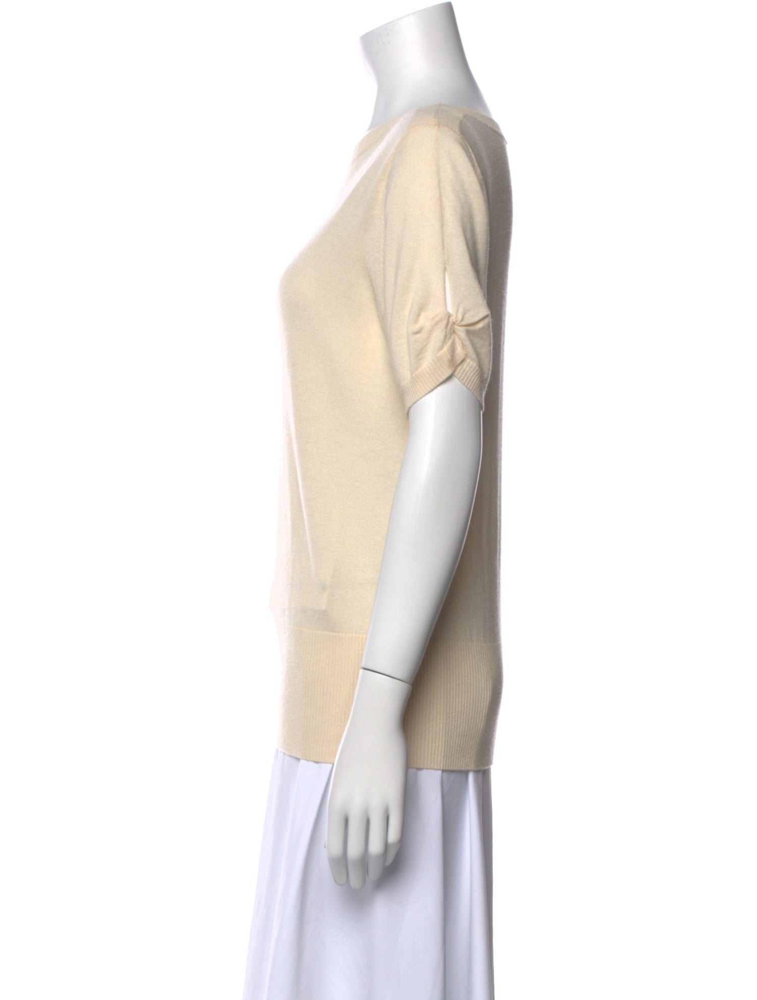 Max Mara Scoop Neck Short Sleeve Sweatshirt