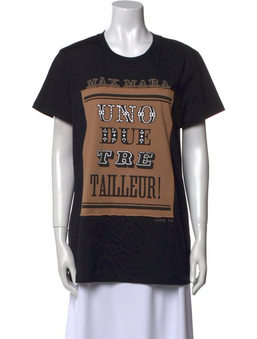 Max Mara Graphic Print Crew Neck T-Shirt