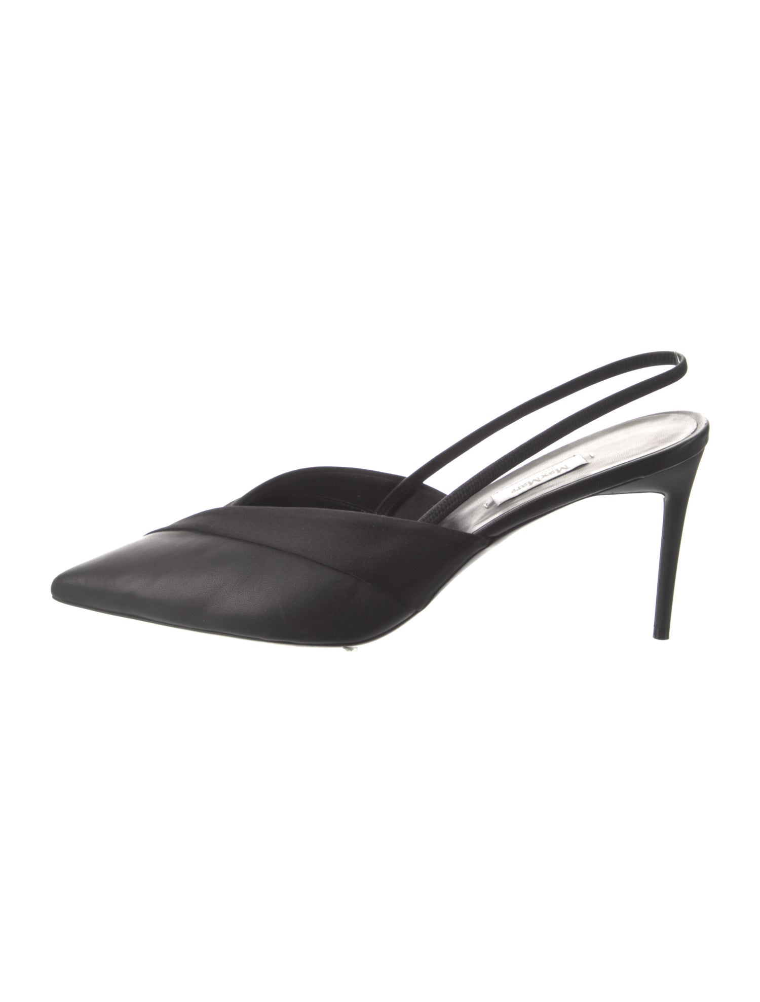 Max Mara Leather Slingback Pumps