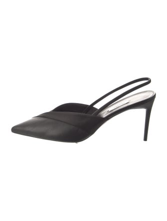 Max Mara Leather Slingback Pumps
