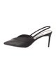 Max Mara Leather Slingback Pumps