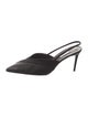 Max Mara Leather Slingback Pumps