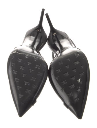 Max Mara Leather Slingback Pumps