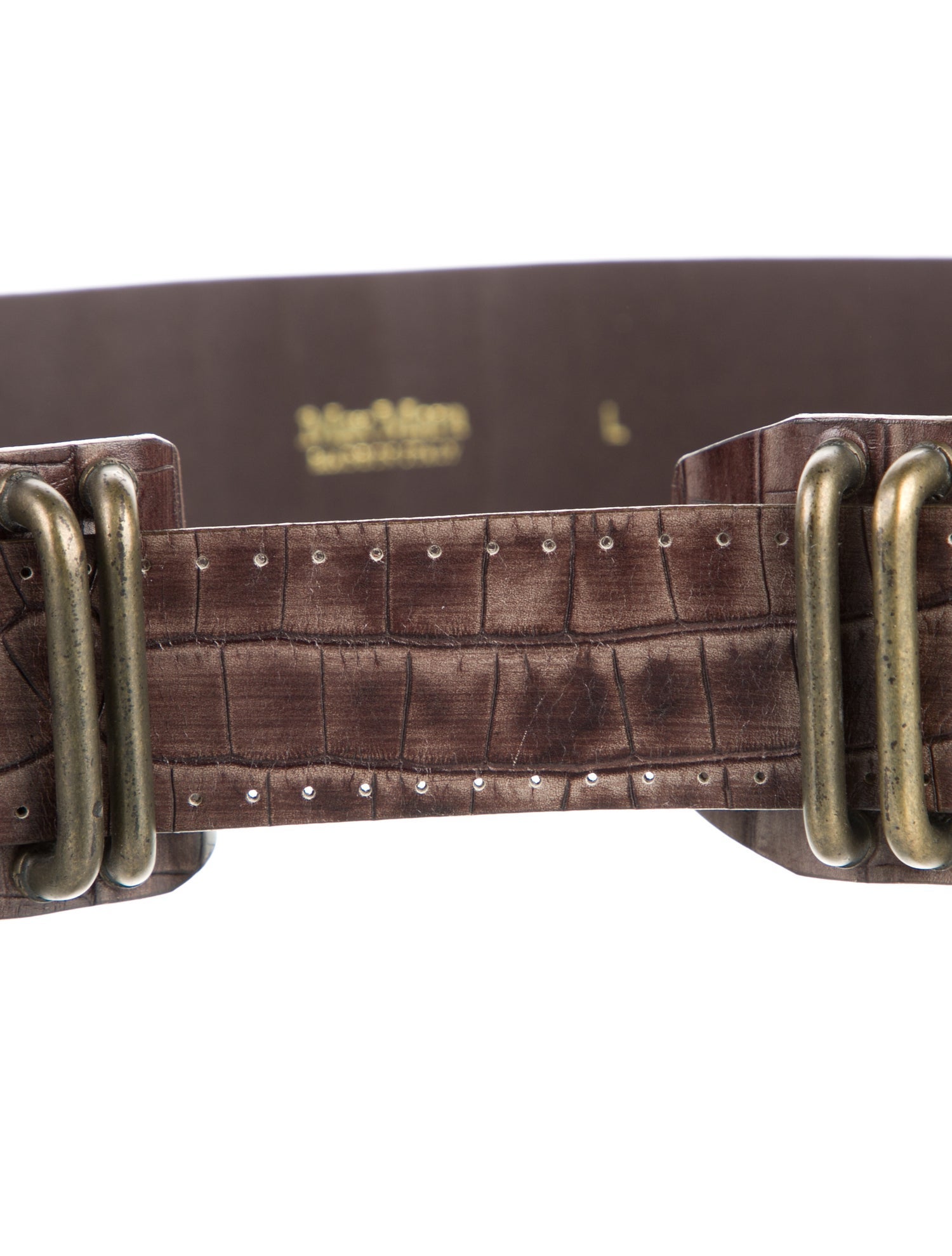 Max Mara Wide Leather Waist Belt