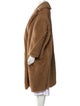 Max Mara Camel Hair Faux Fur Coat