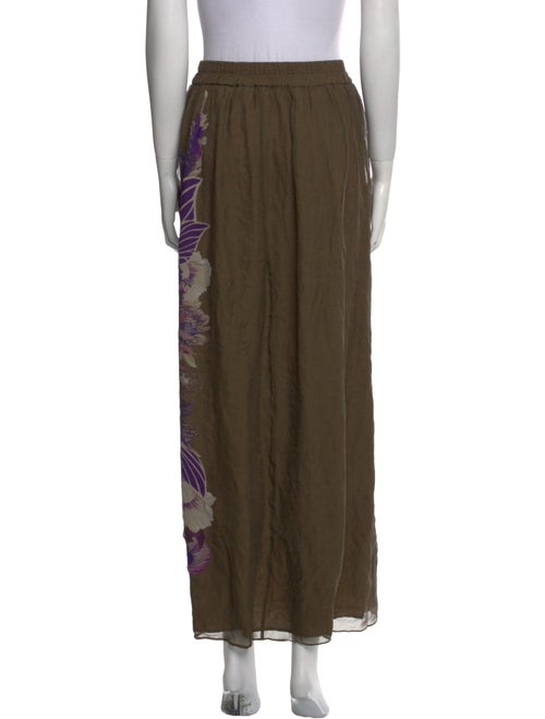 Max Mara Graphic Print Long Skirt