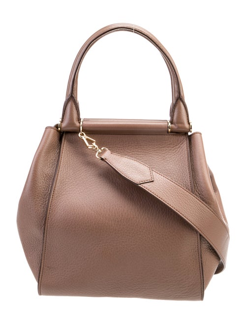 Max Mara Leather Top Handle Bag