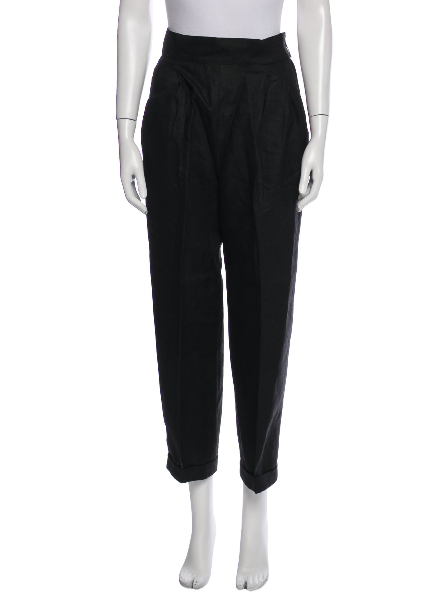 Max Mara Linen Wide Leg Pants