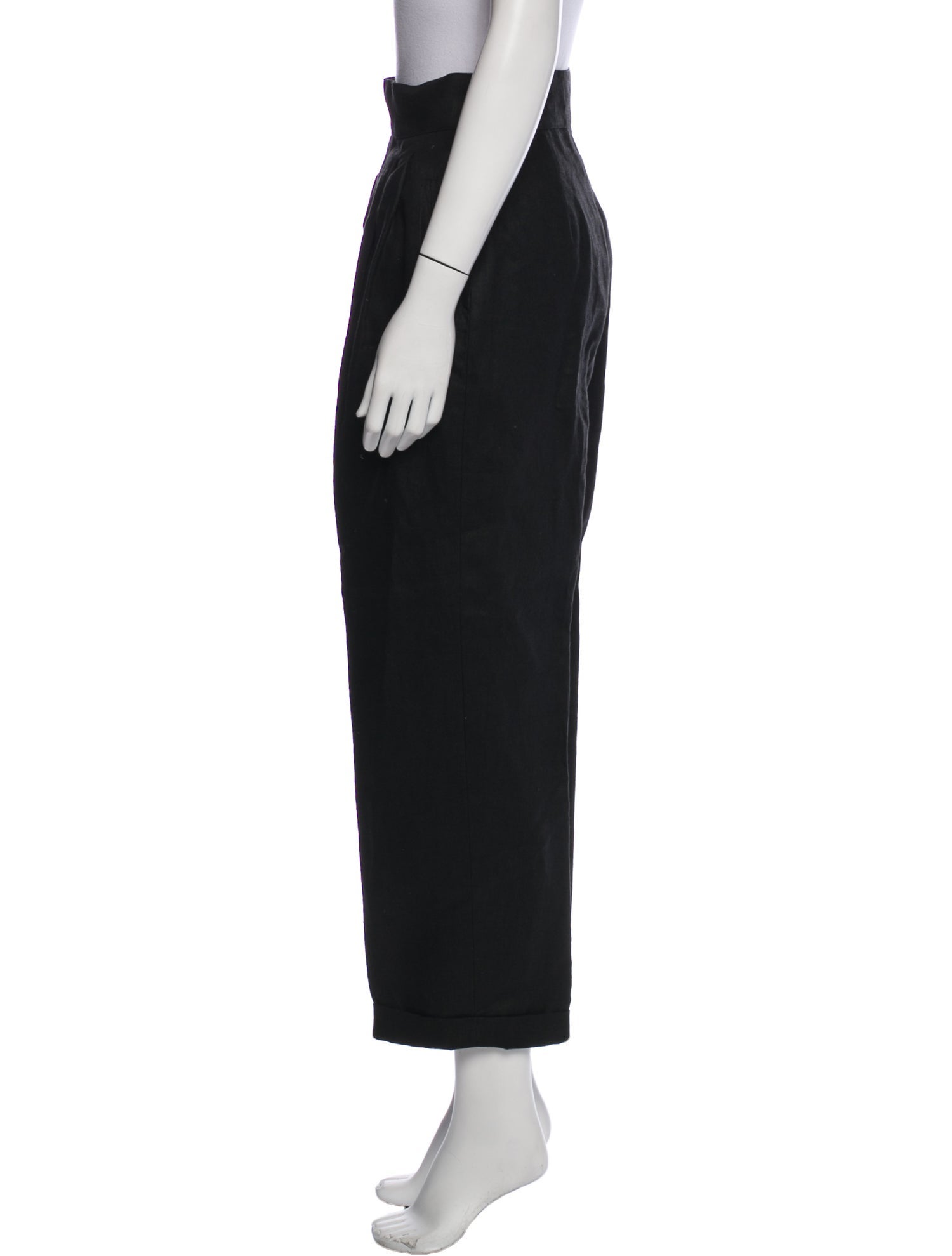 Max Mara Linen Wide Leg Pants