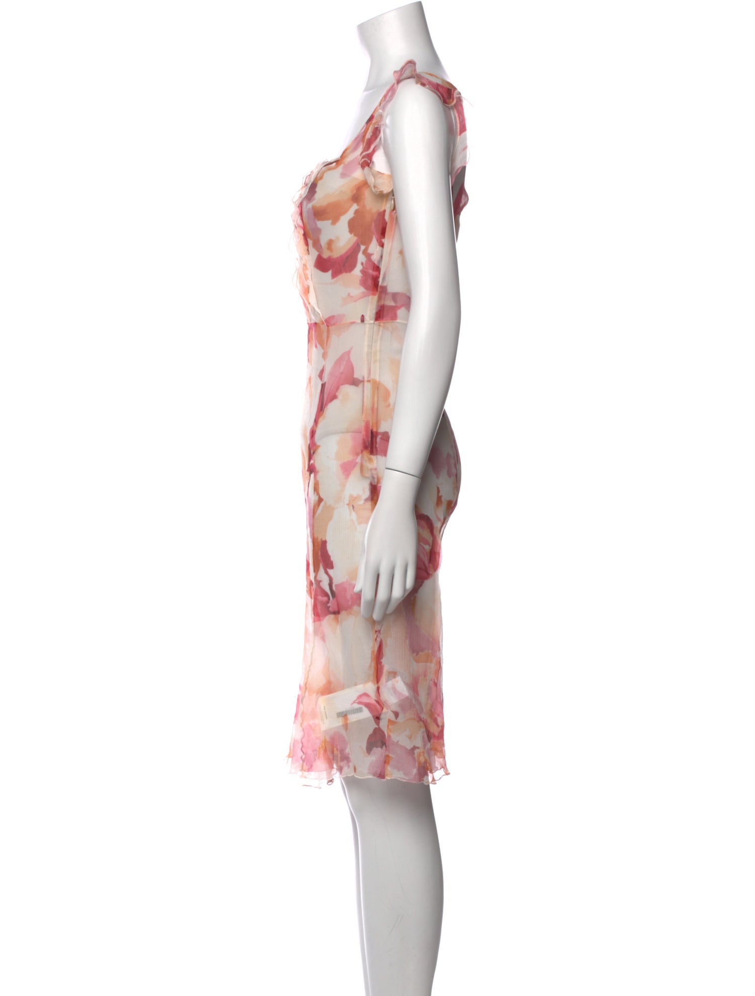 Max Mara Silk Knee-Length Dress