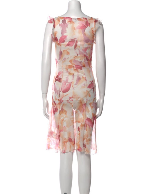 Max Mara Silk Knee-Length Dress