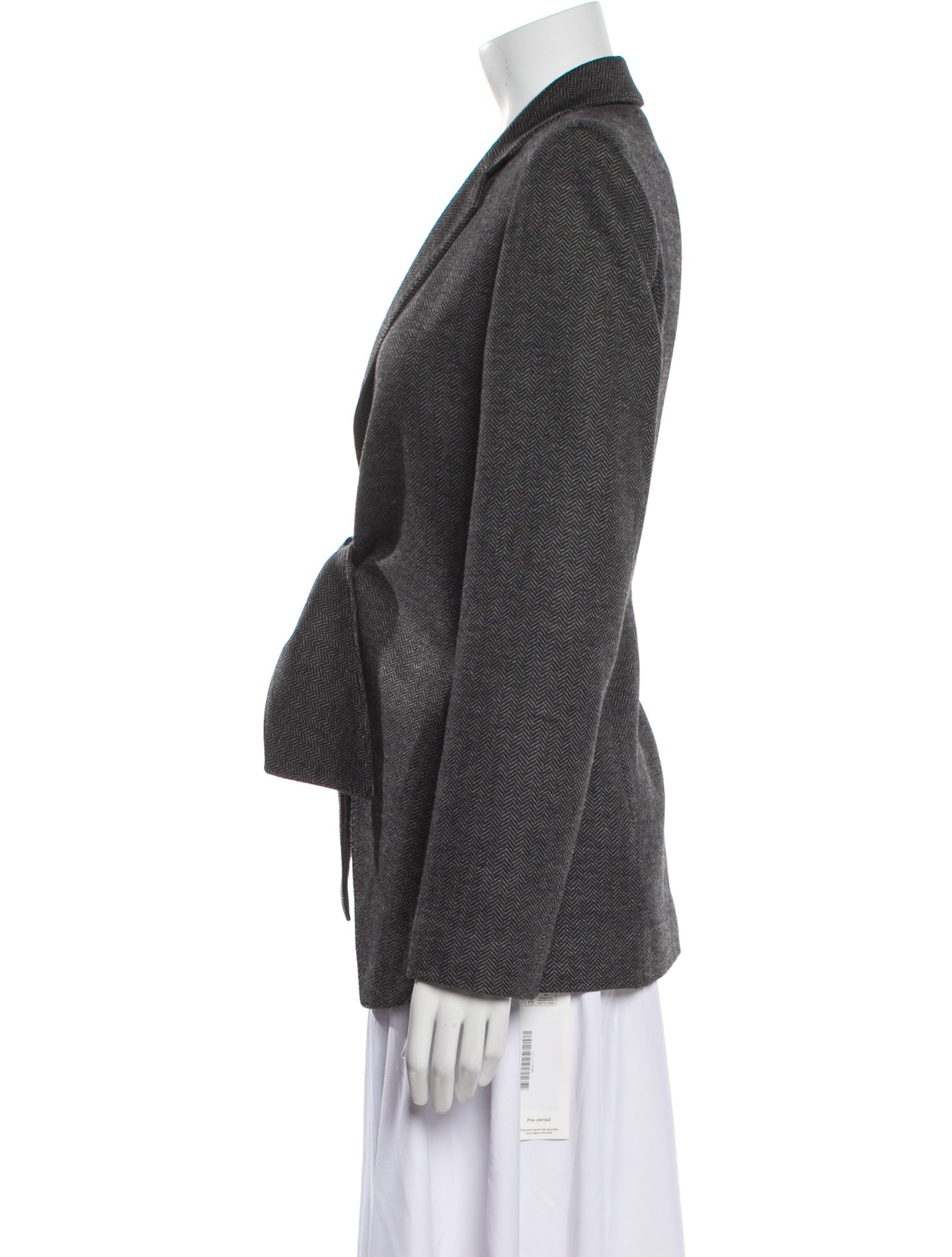 Max Mara Wool Tweed Pattern Blazer w/ Tags