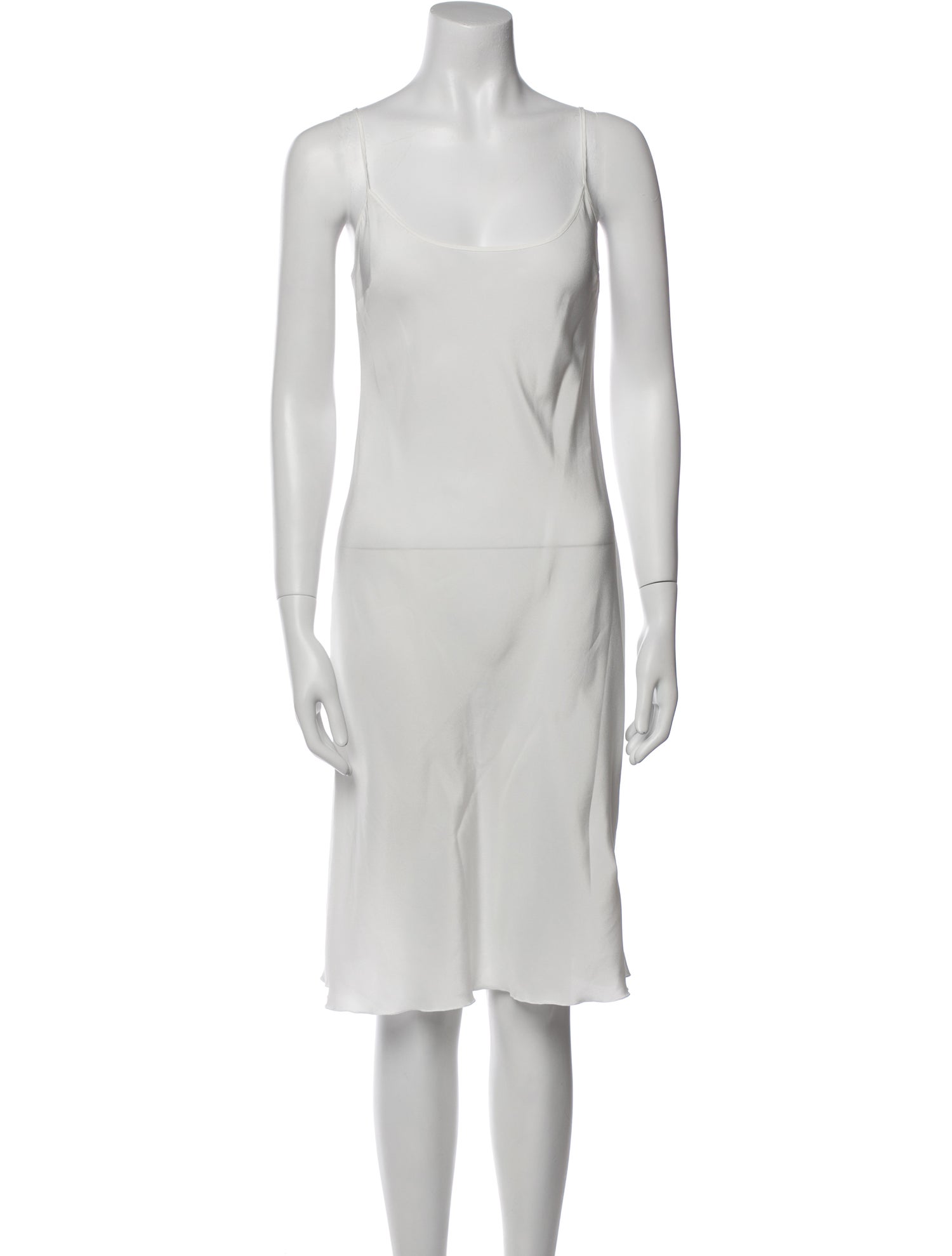 Max Mara Scoop Neck Knee-Length Dress