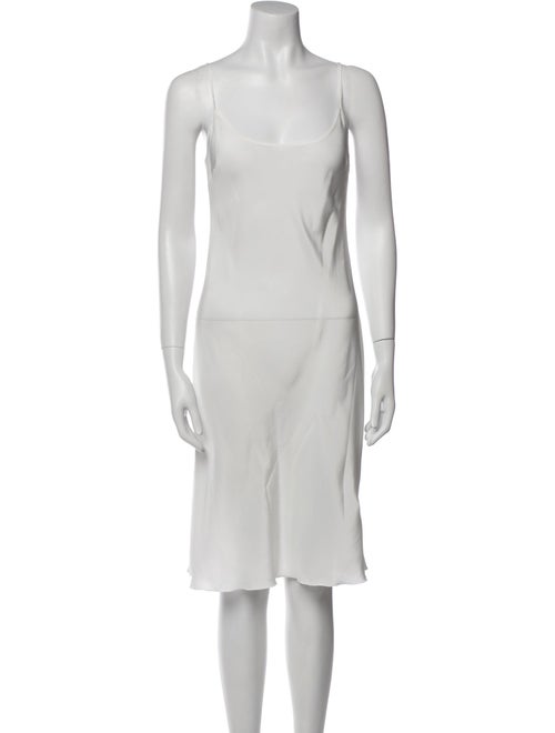 Max Mara Scoop Neck Knee-Length Dress
