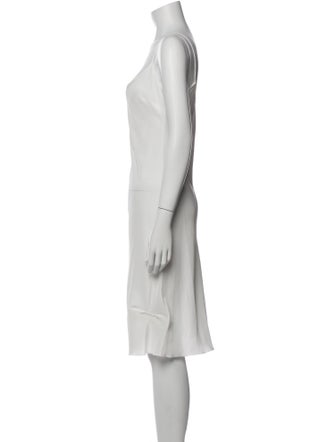 Max Mara Scoop Neck Knee-Length Dress
