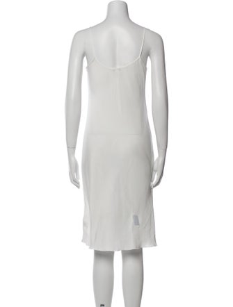 Max Mara Scoop Neck Knee-Length Dress