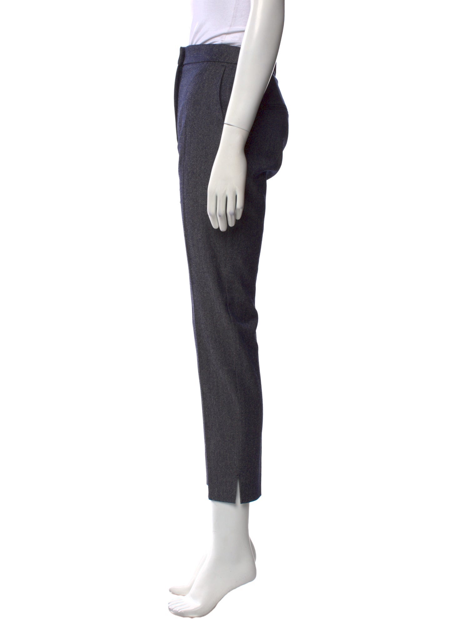 Max Mara Virgin Wool Skinny Leg Pants