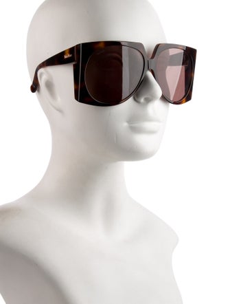 Max Mara Square Tinted Sunglasses