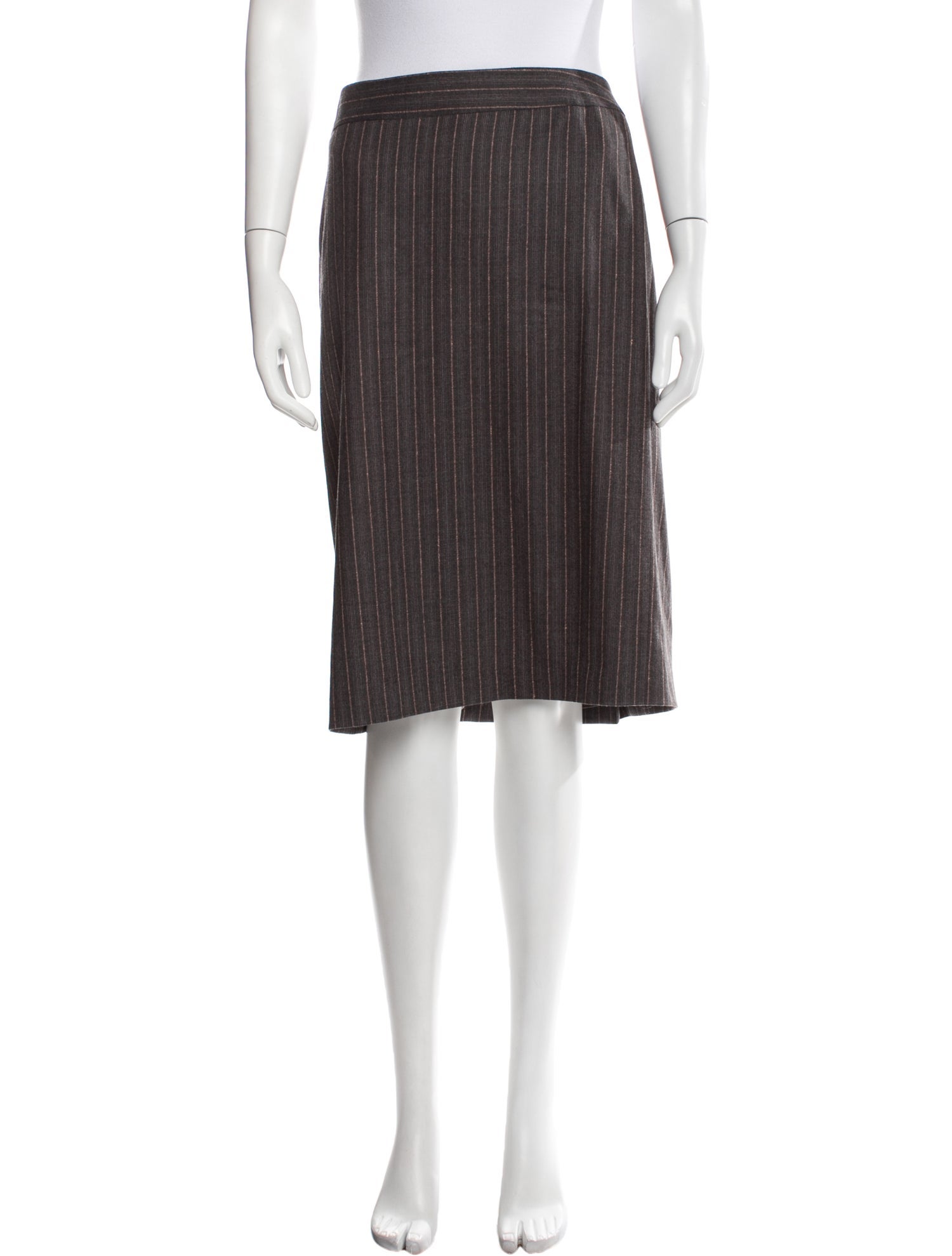 Max Mara Virgin Wool Knee-Length Skirt w/ Tags