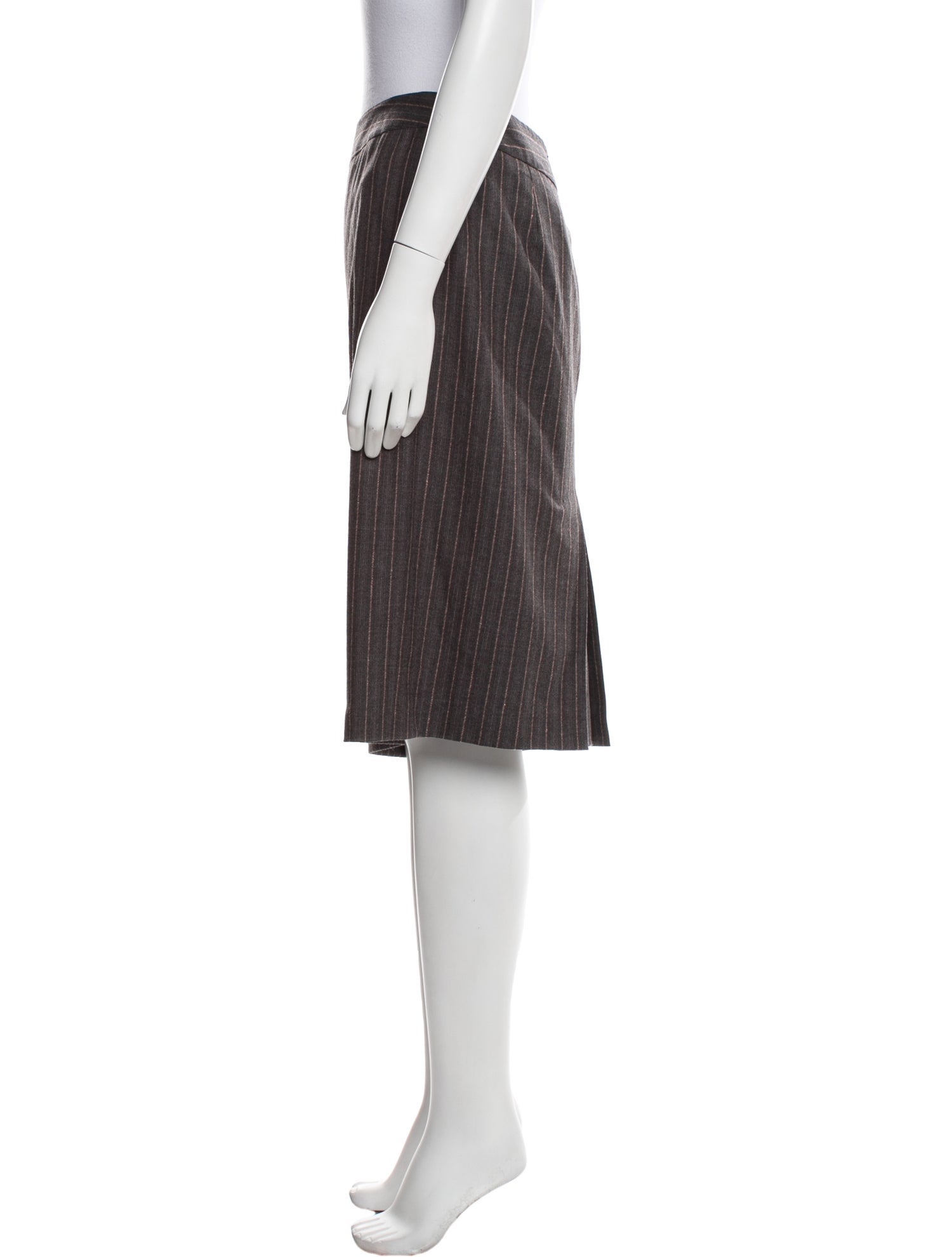 Max Mara Virgin Wool Knee-Length Skirt w/ Tags