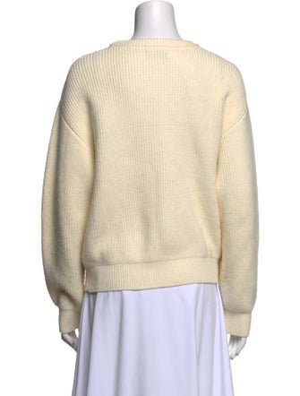 Max Mara Colorblock Pattern Scoop Neck Sweater