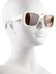 Max Mara Square Tinted Sunglasses