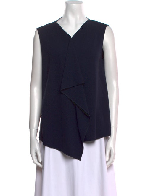 Max Mara V-Neck Sleeveless Blouse