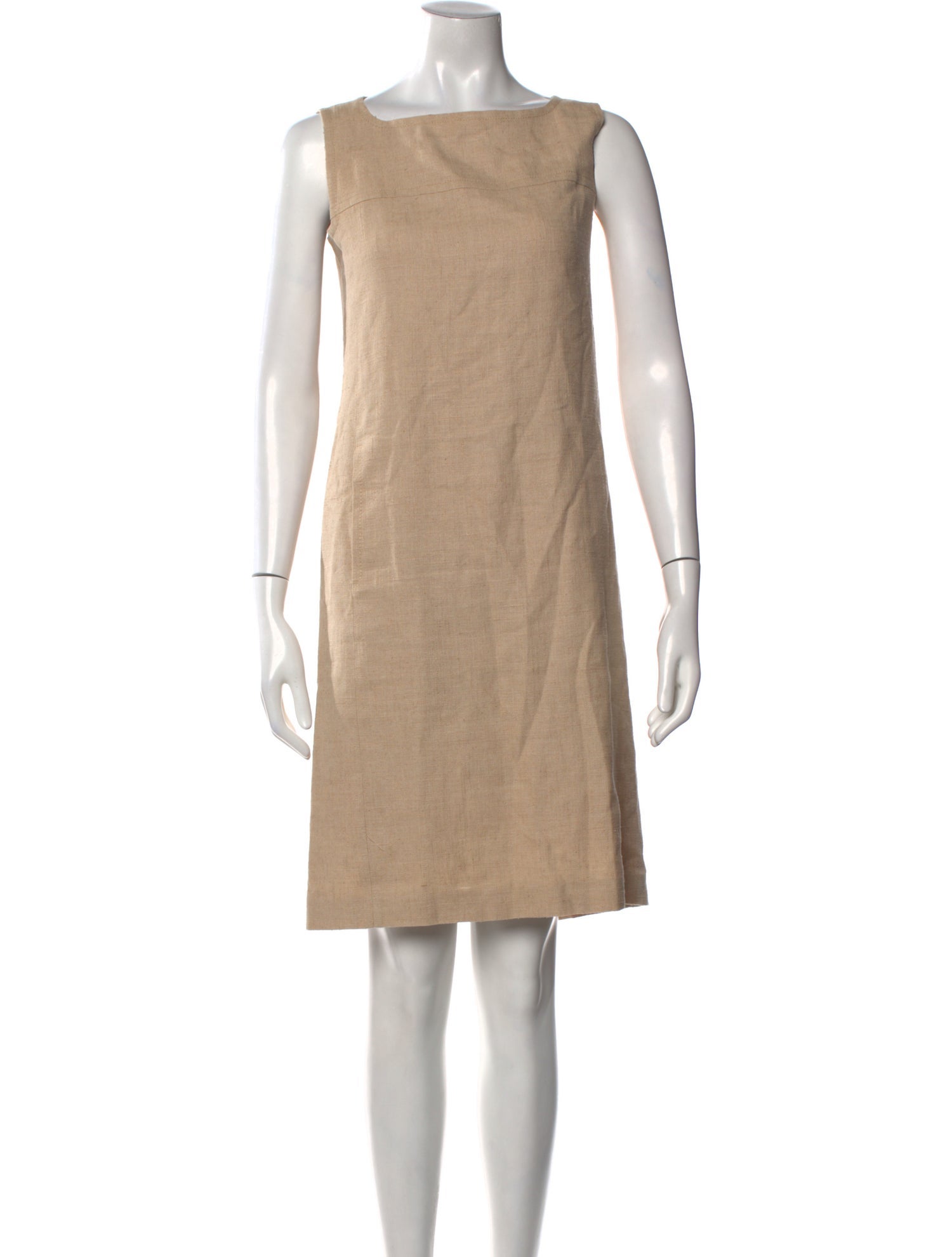 Max Mara Linen Knee-Length Dress