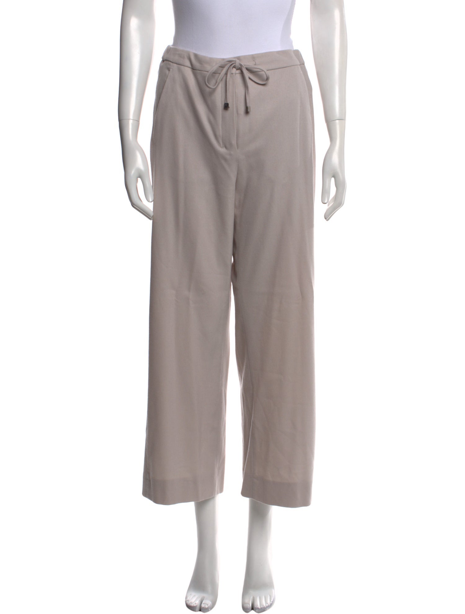 Max Mara Virgin Wool Wide Leg Pants