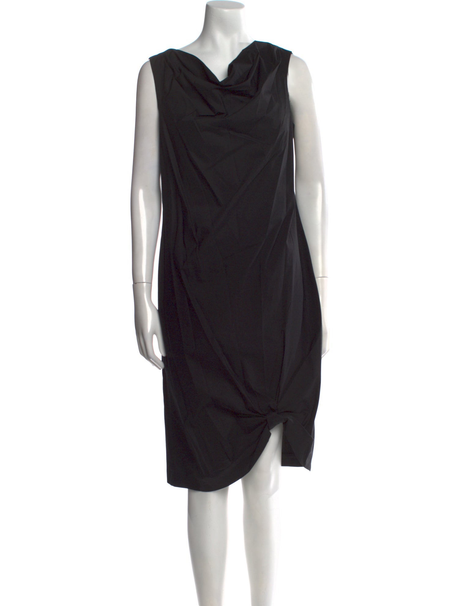 Max Mara Cowl Neck Midi Length Dress