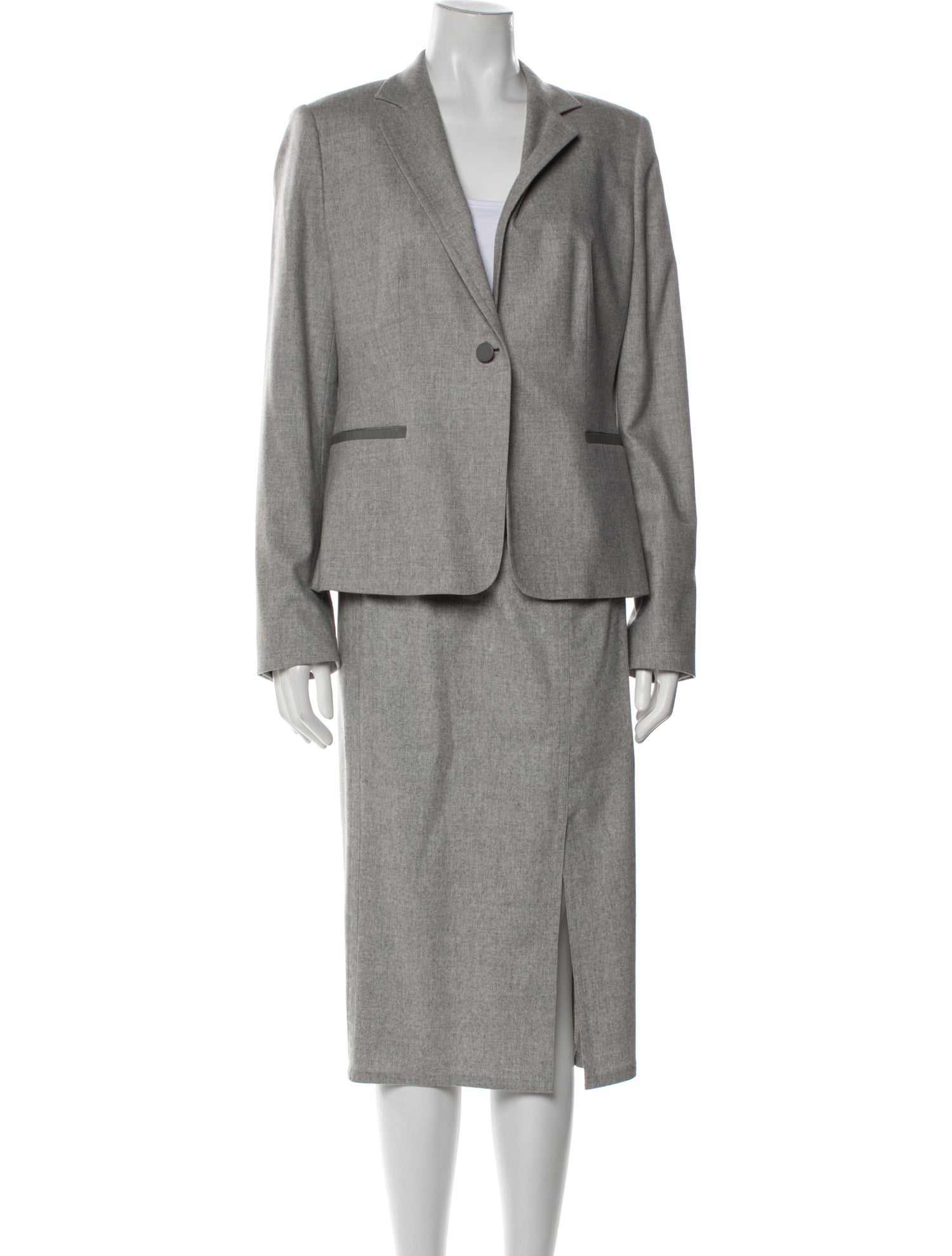 Max Mara Virgin Wool Skirt Suit