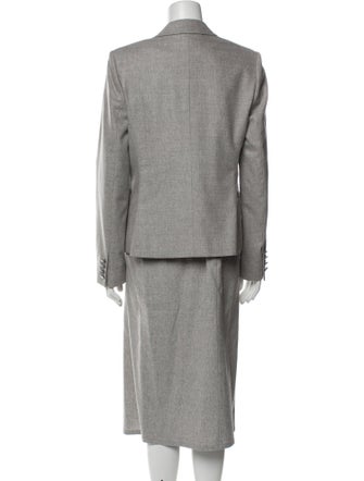 Max Mara Virgin Wool Skirt Suit