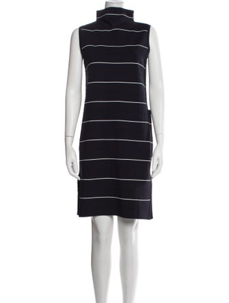 Max Mara Striped Knee-Length Dress
