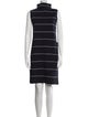 Max Mara Striped Knee-Length Dress