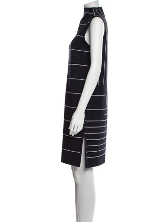 Max Mara Striped Knee-Length Dress