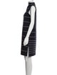 Max Mara Striped Knee-Length Dress