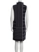 Max Mara Striped Knee-Length Dress
