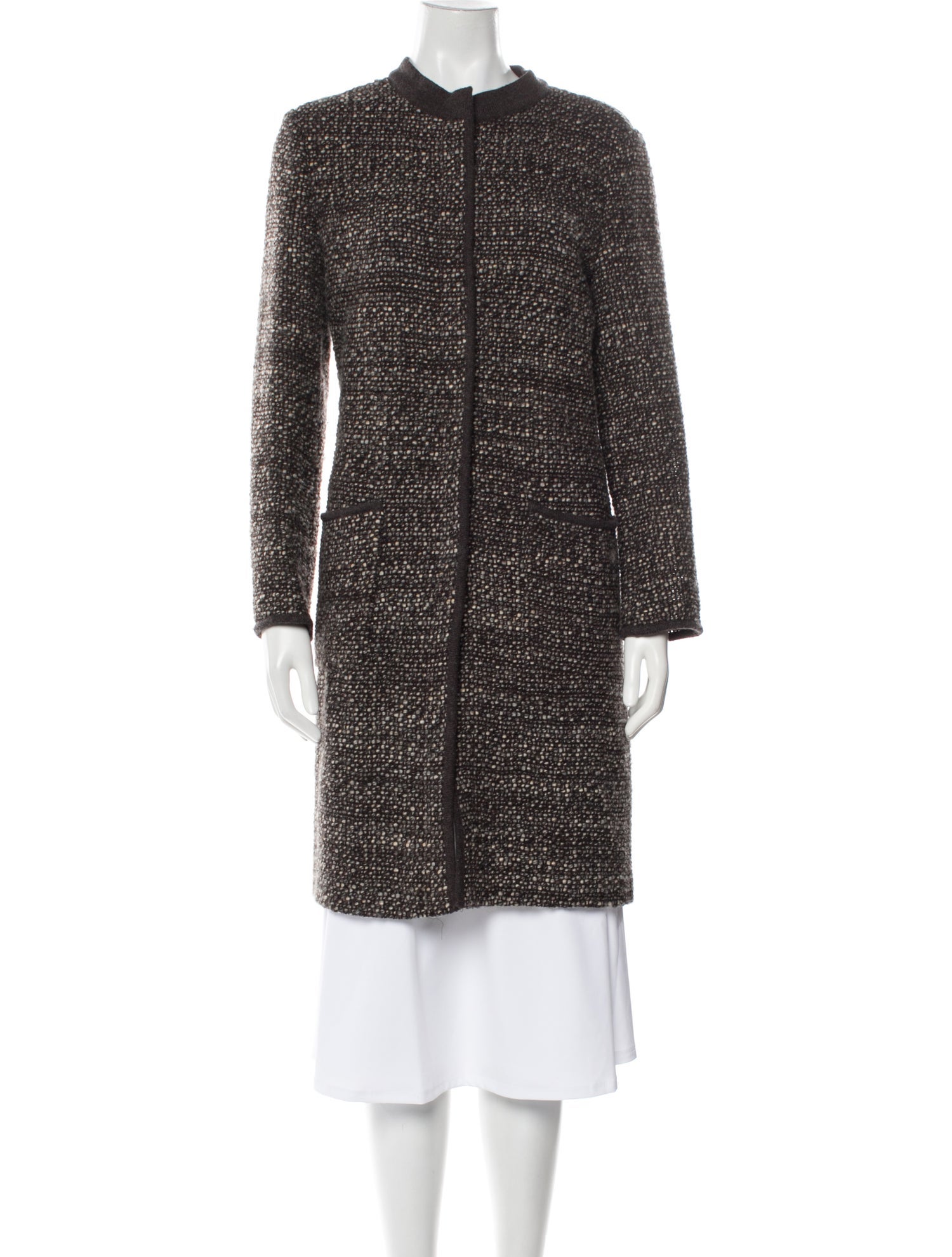 Max Mara Virgin Wool Mock Neck Sweater