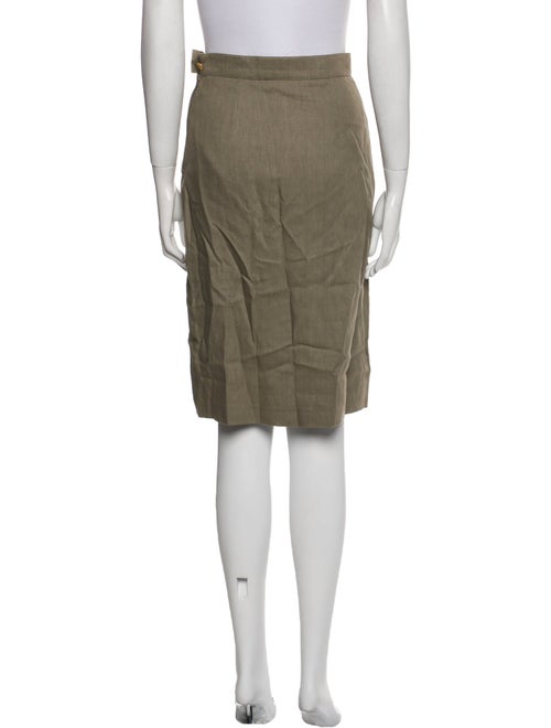 Max Mara Linen Knee-Length Skirt