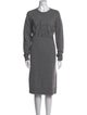 'S Max Mara Wool Knee-Length Dress