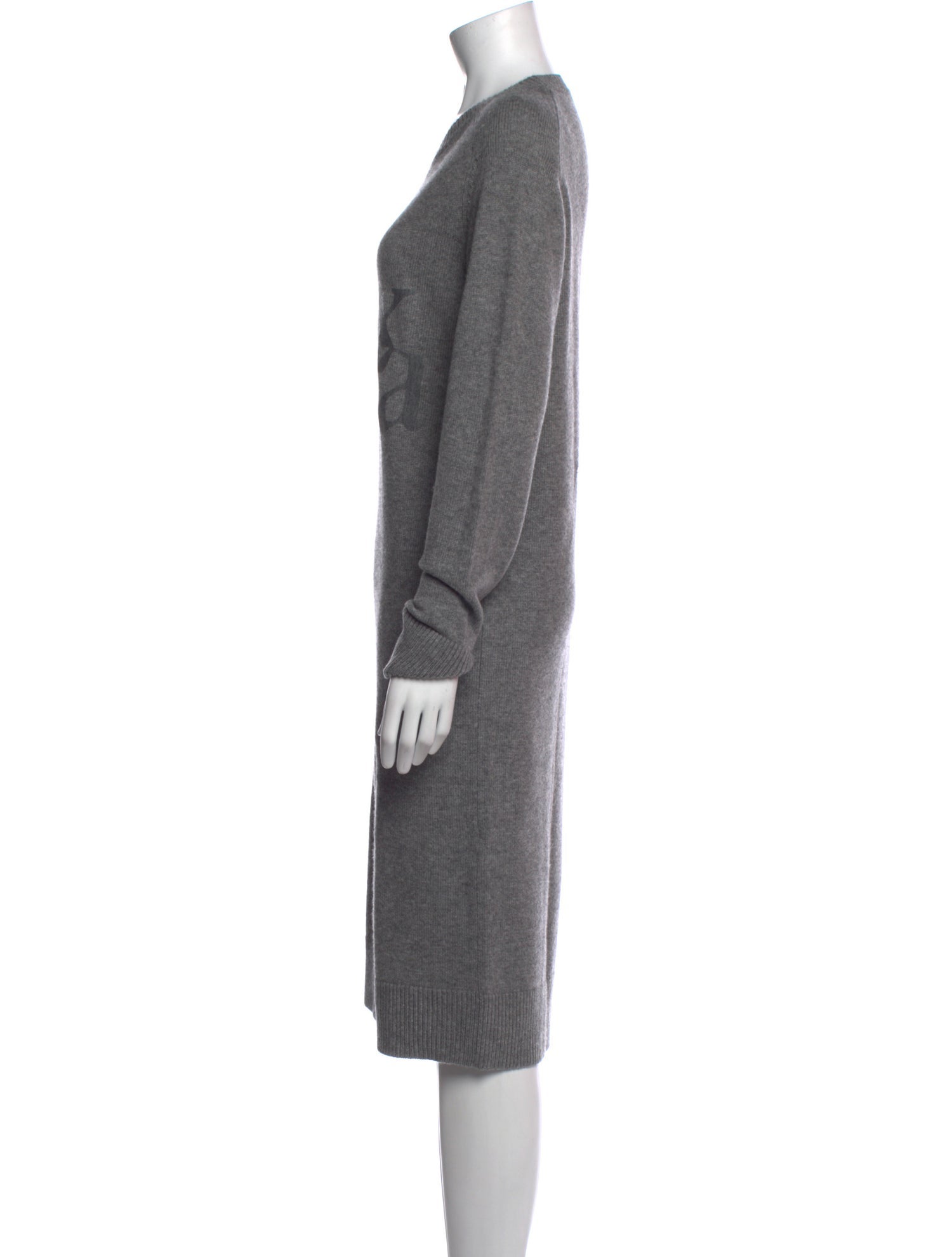'S Max Mara Wool Knee-Length Dress
