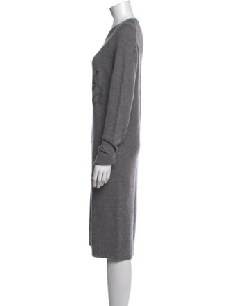 'S Max Mara Wool Knee-Length Dress