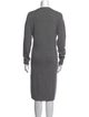 'S Max Mara Wool Knee-Length Dress