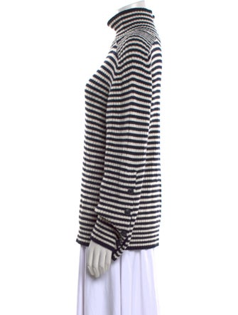 Max Mara Virgin Wool Striped Sweater