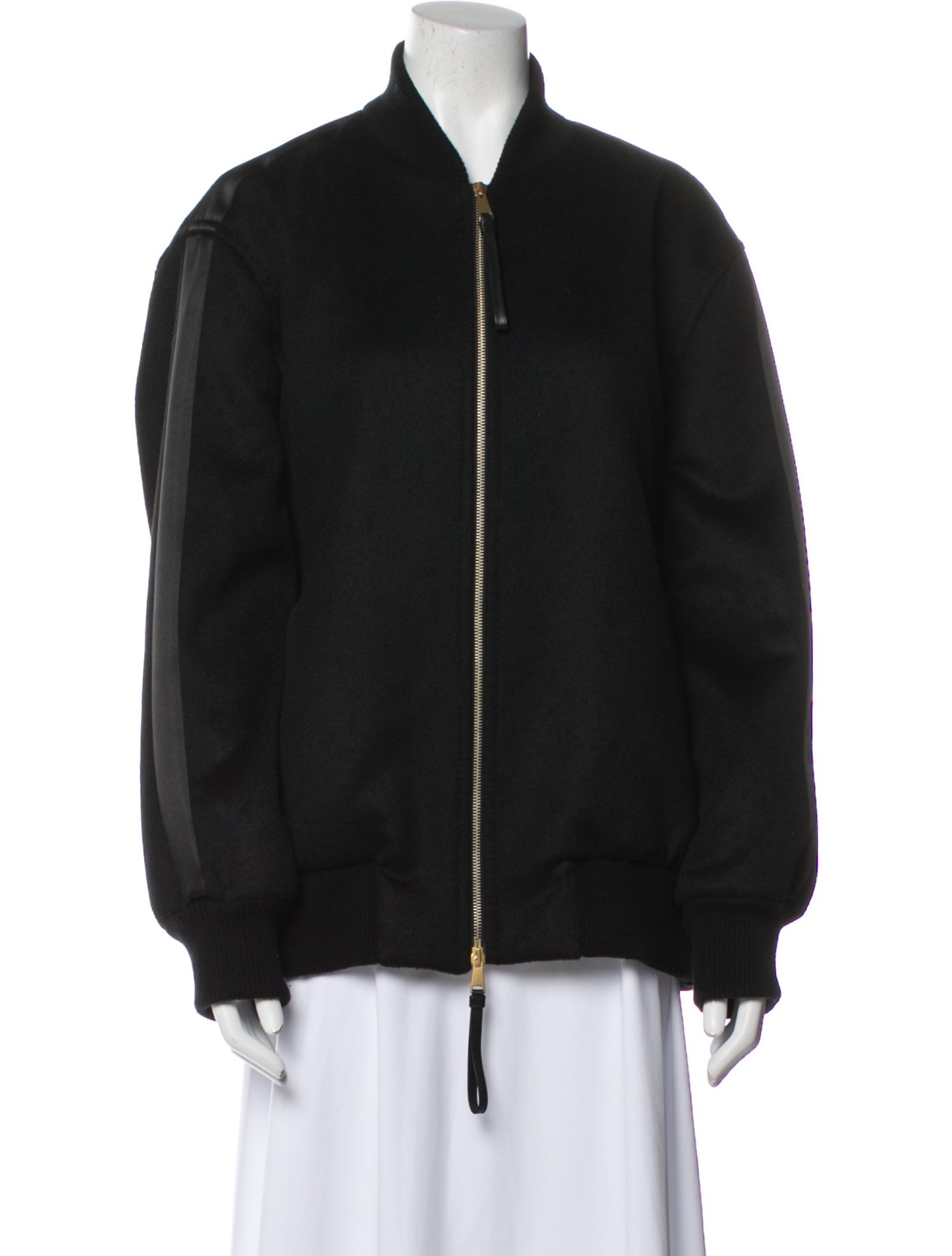 Max Mara Virgin Wool Bomber Jacket