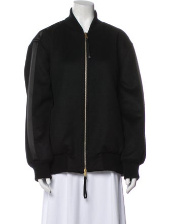 Max Mara Virgin Wool Bomber Jacket