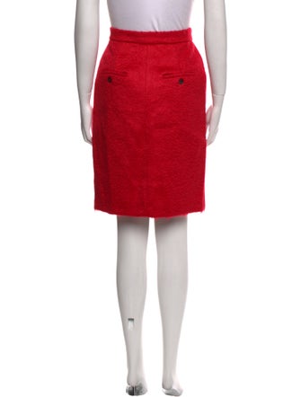 Max Mara Mohair Knee-Length Skirt